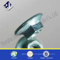 China supplier carbon steel zinc plated flange nut